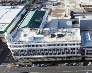 Party central? The roof of the Allied Press building in Lower Stuart St. PHOTO: ODT FILES