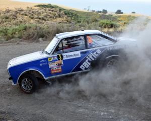 Deane Buist drove fine rally to claim his fourth Otago classic win. Photos: David Thomson