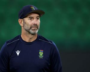 Former Otago coach Rob Walter during a South Africa net session at the Champions Trophy last...