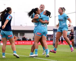 Matatu players (from left) Kelsyn McCook, Winnie Palamo, Kaea Nepia, Chey Robins-Reti and and Amy...