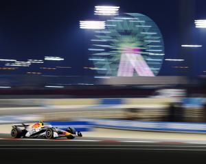 Liam Lawson in the Racing Bulls car during practice for the Bahrain GP. Photo: Getty Images 