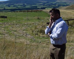 Listening to farmers’ views at a field day on Jeff Farm is Beef + Lamb New Zealand chief...