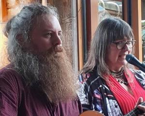 Dunedin musicians Alex Wolken and Karin Reid. Photo: Star files