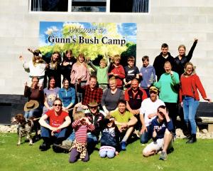 A large group of friends enjoy a recent stay at Gunns Bush Camp. PHOTOS: SUPPLIED
