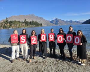 2025’s Impact100 Wakatipu contributors include, from left, Melissa Hammer, Selina Turner, Anna...