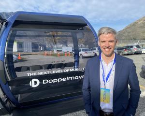 Doppelmayr NZ’s Garreth Hayman. PHOTO: PHILIP CHANDLER