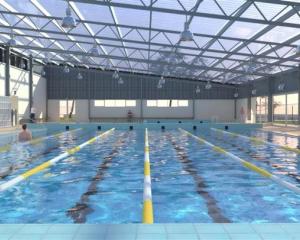 Artists' impressions of what the Tuapeka Aquatic Centre could look like. Graphics supplied.