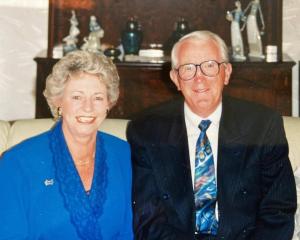 Tony and Lenore Anderson on their wedding day. Photo: supplied