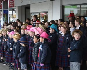 Schools in Gore gathered up their very best songbirds and hit the streets, singing and performing...