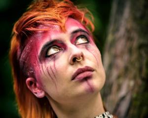 Calla of Ursa has a final gig in Dunedin before heading to Europe. Photo: Stacey Eastwood