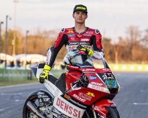 Cormac Buchanan made his Moto3 World Championship debut in Thailand earlier this year. PHOTO:...