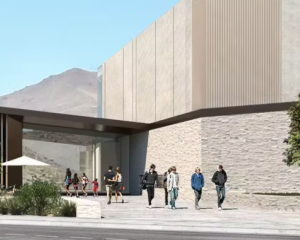 An artist's impression of the new hall. Photo: CODC