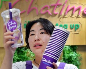 Chatime manager Violetta Li says she supports sustainability but hopes the University of Otago...