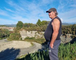 Adrian Van Dorp's property is beside the Taylorville Resource Park, a private landfill, which has...