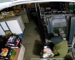 Two individuals dressed in balaclavas and gloves broke the locks of Hoon Hay Foodbank's walk-in...