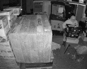 Two individuals dressed in balaclavas and gloves broke the locks of Hoon Hay Foodbank's walk-in...
