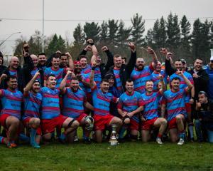 Southern Region celebrate winning the Topp Cup last season. PHOTO: SUPPLIED
