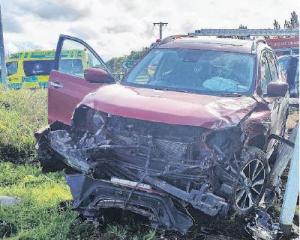 David Dirk  was involved in a crash at the intersection of State Highway 77 and Thompsons Track...