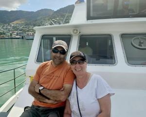 Davide and Andrea Bono on holiday near Christchurch over the Easter break. PHOTO: SUPPLIED