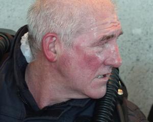 OceanaGold Macraes Mine brigade captain and emergency response co-ordinator Steve Renton gets his...