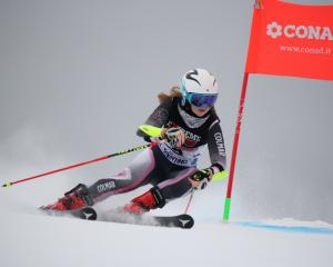 Isabel Watterson, 15, on the Kranjska Gora slopes in Slovenia. PHOTOS: SUPPLIED