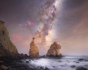 A picture of the Milky Way taken from Karitane Beach in mid-2024 by astrophotographer Kavan Chay.
