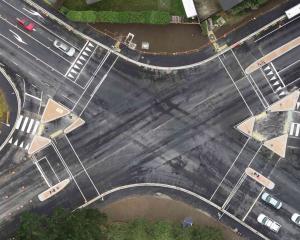 A new $5.6m intersection in Rolleston is uneven and needs to be repaired within a month of being...