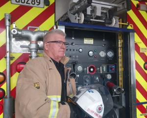 Deputy mayor Neil Gillespie is also chief of the Cromwell Volunteer Fire Brigade. Photo: Ella...