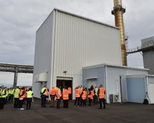 The new electric boiler plant at Fonterra Edendale. PHOTO: GREGOR RICHARDSON
