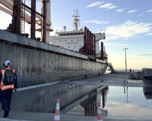 A TAIC spokesman said the incident occurred while the Malta-registered bulk carrier was berthed...