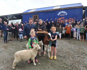 Last year’s Rural Champions Steve and Tracy Henderson and their children Gus (7), Annie (5) and...