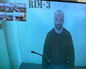 Ryan Andrew Brown was sentenced, via audio-visual link, in the Papakura District Court. Photo:...