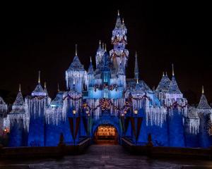 Sleeping Beauty’s Castle at Christmas. PHOTO: SUPPLIED