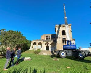 Cargill’s Castle Trust members (from left) David Kiddey, president Steven de Graaf and Jill Bowie...
