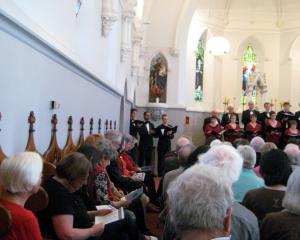 The Southern Consort of Voices at St Joseph’s Chapel.  PHOTO: SUPPLIED
