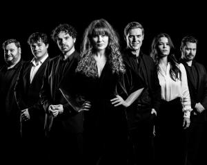 Leading cast members in Musical Theatre Dunedin’s production of Chess the Musical. PHOTO: SUPPLIED