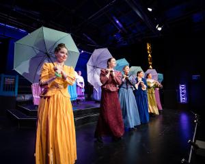 The cast from the South Canterbury Drama League’s 2021 production of Broadway Melody perform Put...