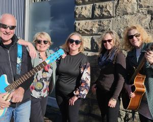 Preparing for the inaugural South Canterbury Songwriters Live Showcase are (from left) Kevin...