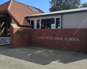 Timaru Boys’ High School could become the next South Canterbury school to be zoned. PHOTO: CONNOR...