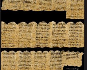 Unread for 2000 years, this scroll from Herculaneum has been virtually unwrapped and the ink...