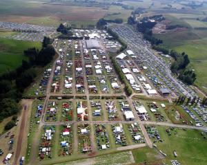 An aerial view of the 2020 Southern Field Days. Next year’s event was cancelled four months out...