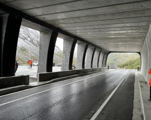 The avalanche shelter at the Homer Tunnel has been recognised at the Concrete Construction Awards...