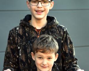 Liberton Christian School pupils Oscar Pol (front) and Alexander Steenkamp raised a collective ...