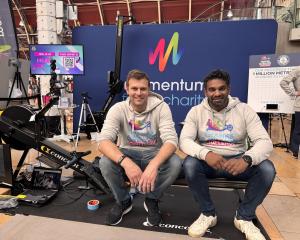 Queenstown’s Royalburn Station co-owner Carlos Bagrie, left, with his good mate Gihan Ganesh, a...