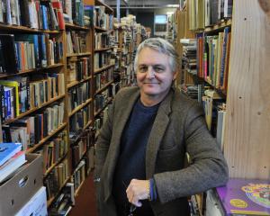 Warwick Jordan in his Hard To Find Books bookshop. Photo: Linda Robertson 