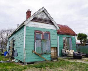 This derelict house generated a mini bidding war in Invercargill last week. PHOTO: SUPPLIED

