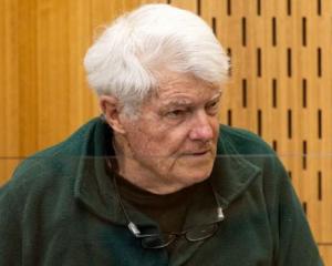 Elliot Cameron in the High Court at Christchurch this morning for sentencing. Photo: Pool / NZME ...