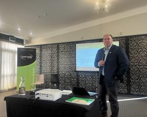 Associate Minister for Agriculture and for the Environment Andrew Hoggard at the Croydon Lodge on...