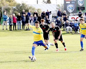 Lyle Matthysen celebrated his 250th appearance for Cashmere Technical with four goals in their 4...