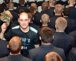 King’s High School students shaved their heads for support fellow classmate Taiaroa McDonald, 17,...